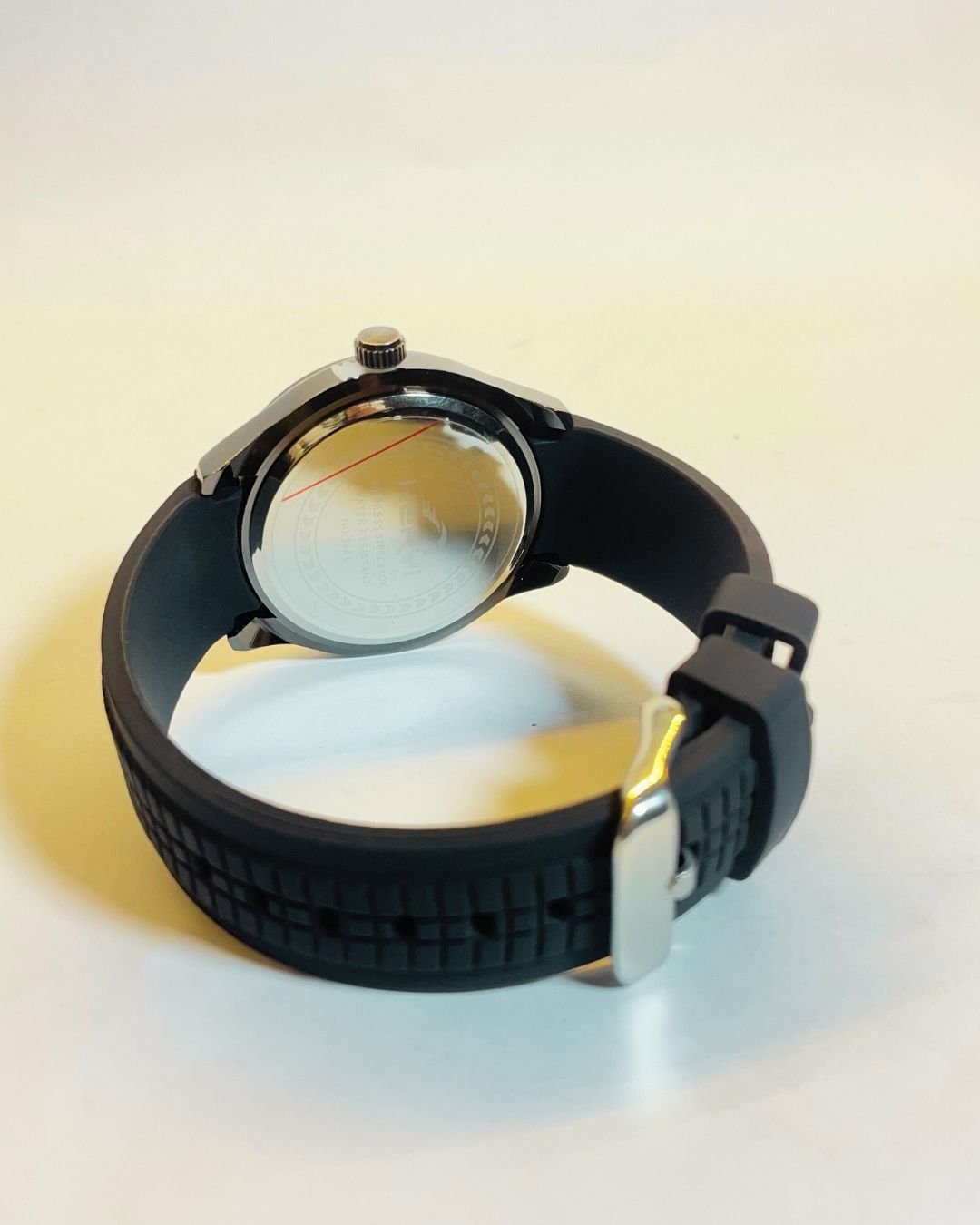 Hervi Black Edition Rubber Straps – Elegant, Comfortable & Premium | FineOclock