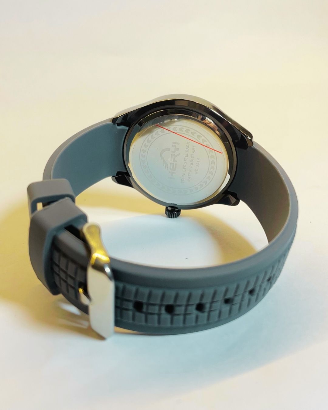 Hervi Grey Edition Rubber Straps – Elegant, Comfortable & Premium | FineOclock