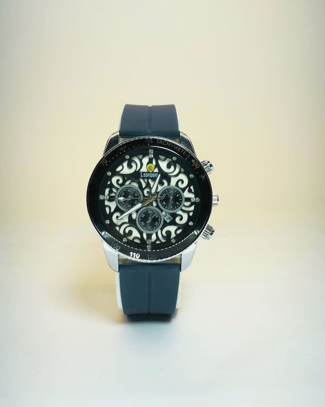 Lookworld Grey Edition Rubber Straps – Elegant, Comfortable & Premium | FineOclock