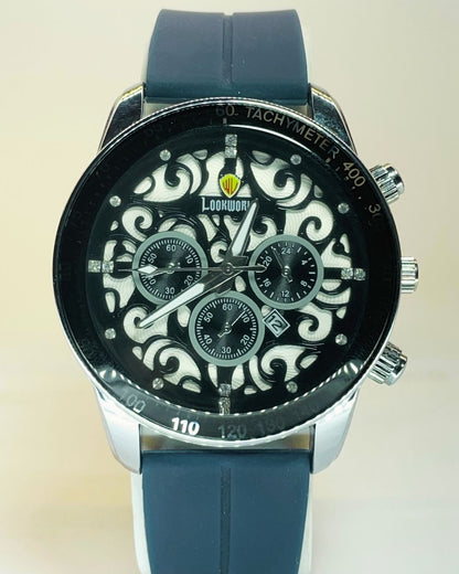 Lookworld Grey Edition Rubber Straps – Elegant, Comfortable & Premium | FineOclock