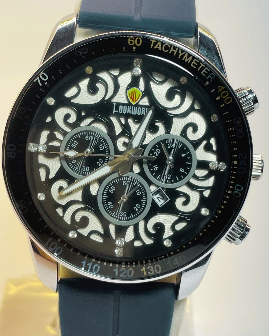 Lookworld Grey Edition Rubber Straps – Elegant, Comfortable & Premium | FineOclock