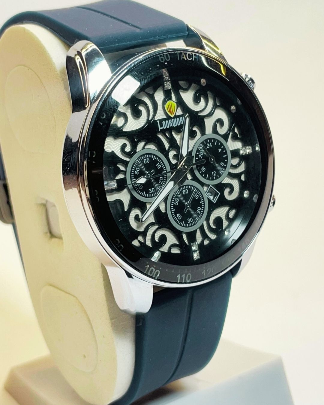 Lookworld Grey Edition Rubber Straps – Elegant, Comfortable & Premium | FineOclock