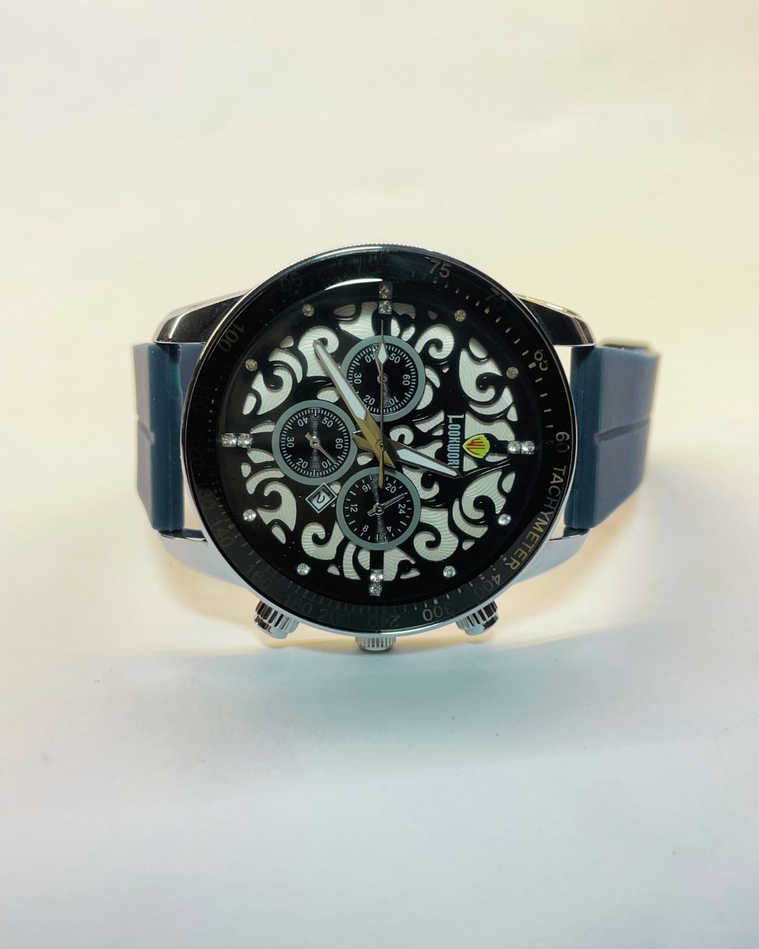 Lookworld Grey Edition Rubber Straps – Elegant, Comfortable & Premium | FineOclock