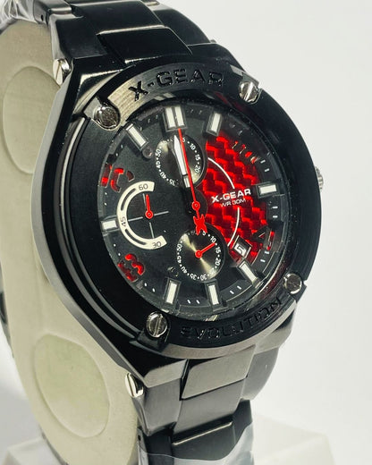 X-Gear Black Edition Stainless Steel – Elegant, Comfortable & Premium | FineOclock