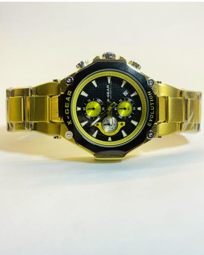 X-Gear Gold Edition Stainless Steel – Elegant, Comfortable & Premium | FineOclock