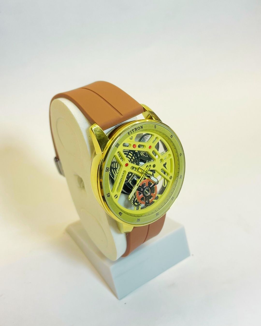 Fitron Brown Edition Rubber Straps – Elegant, Comfortable & Premium | FineOclock