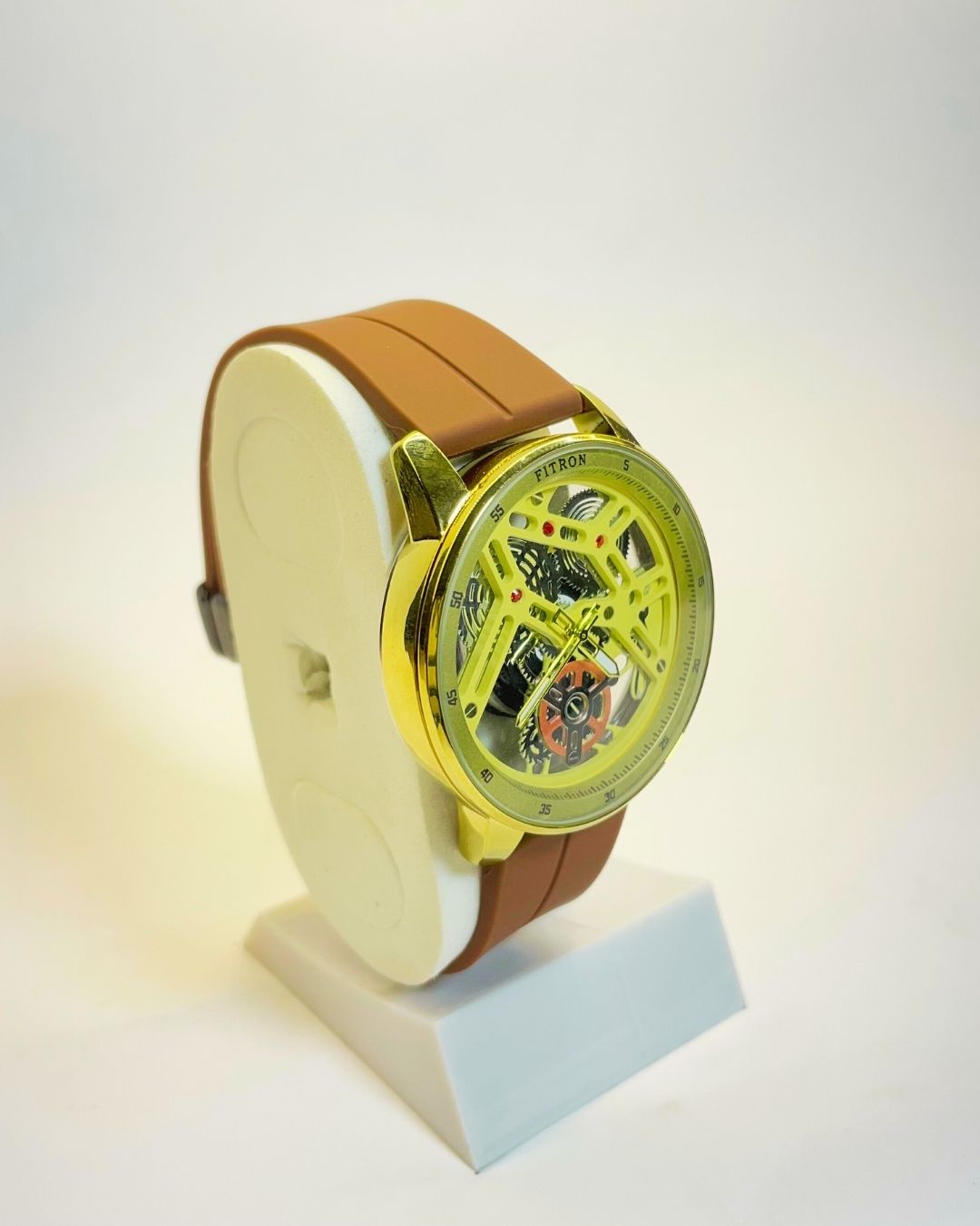 Fitron Brown Edition Rubber Straps – Elegant, Comfortable & Premium | FineOclock