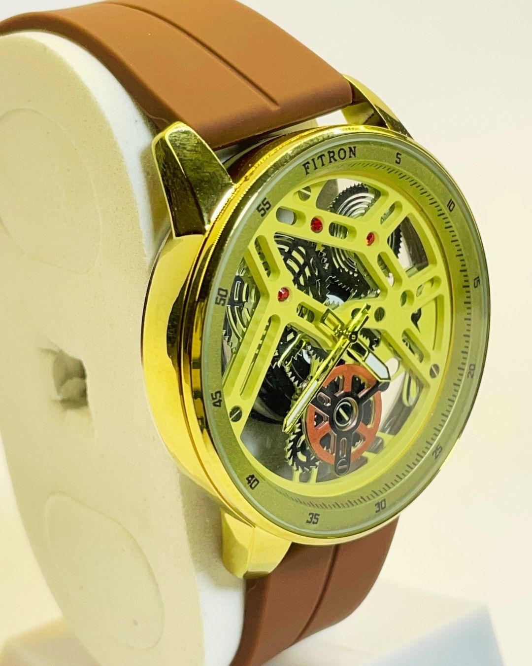 Fitron Brown Edition Rubber Straps – Elegant, Comfortable & Premium | FineOclock