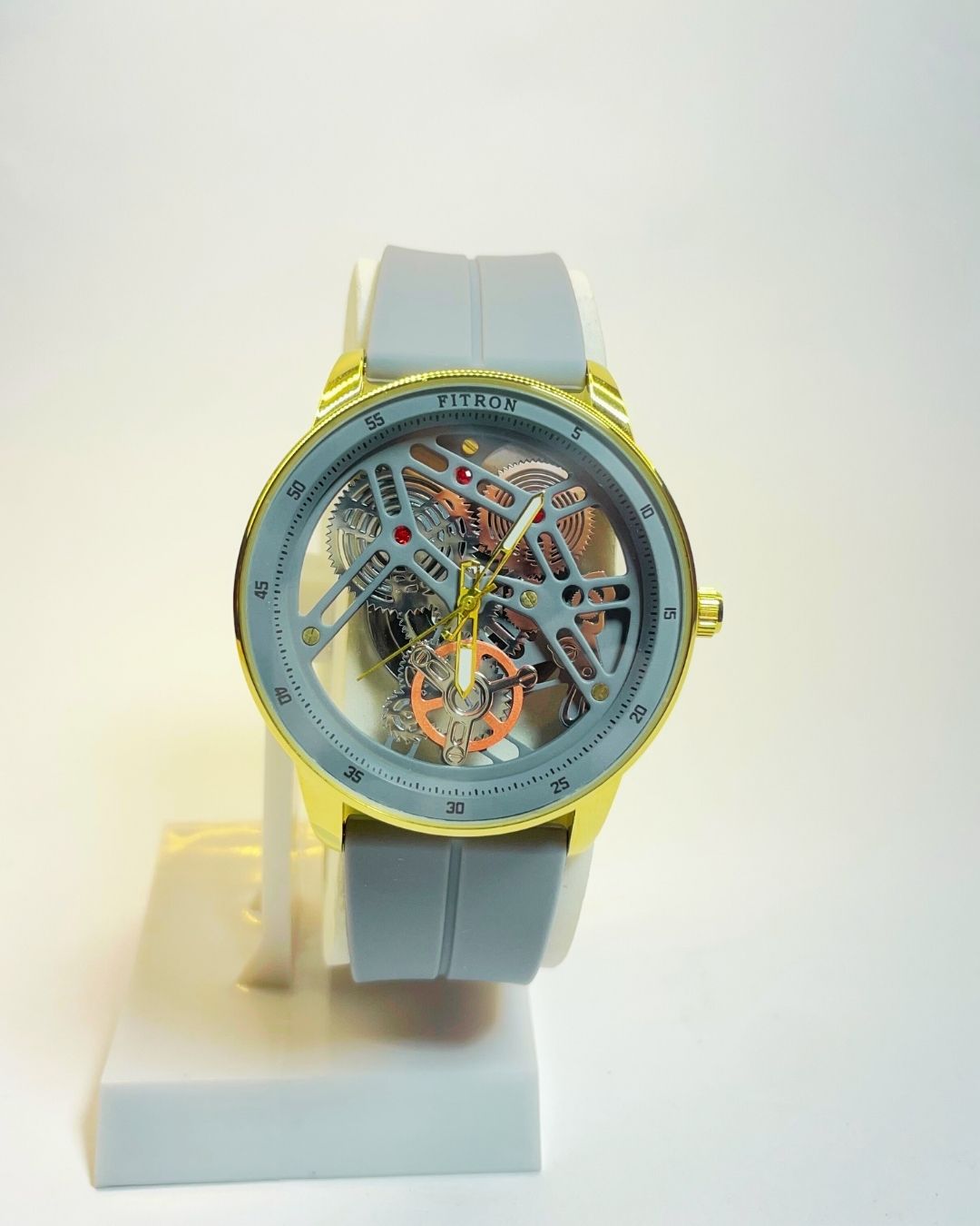 Fitron Silver Edition Rubber Straps – Elegant, Comfortable & Premium | FineOclock