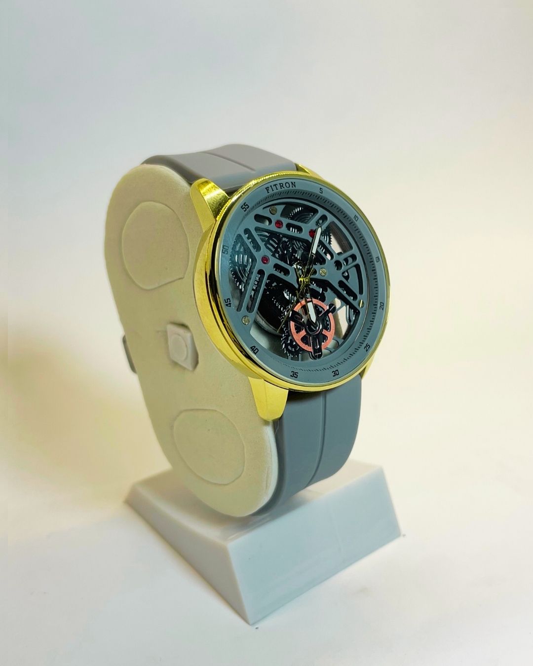 Fitron Silver Edition Rubber Straps – Elegant, Comfortable & Premium | FineOclock