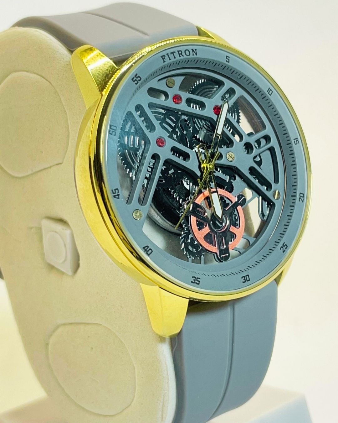 Fitron Silver Edition Rubber Straps – Elegant, Comfortable & Premium | FineOclock