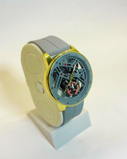 Fitron Silver Edition Rubber Straps – Elegant, Comfortable & Premium | FineOclock