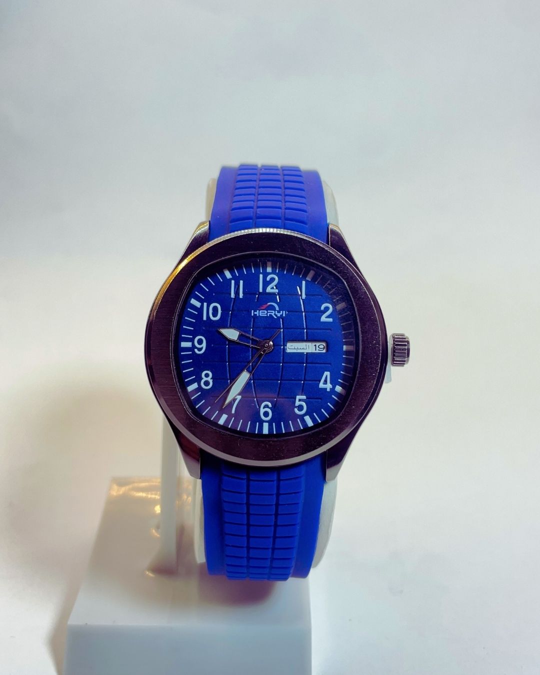 Hervi Blue Edition Rubber Straps – Elegant, Comfortable & Premium | FineOclock