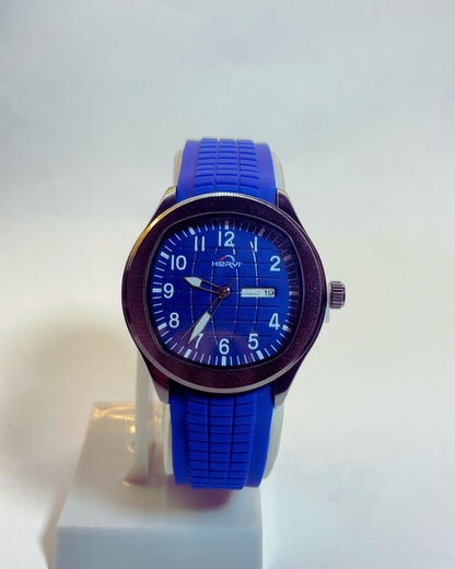 Hervi Blue Edition Rubber Straps – Elegant, Comfortable & Premium | FineOclock