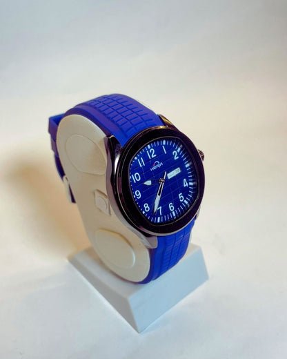 Hervi Blue Edition Rubber Straps – Elegant, Comfortable & Premium | FineOclock