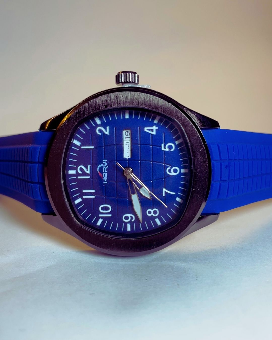 Hervi Blue Edition Rubber Straps – Elegant, Comfortable & Premium | FineOclock