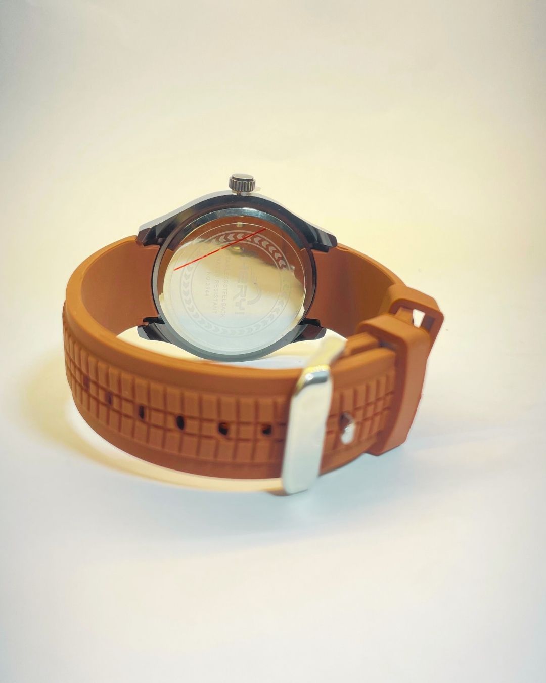 Hervi Brown Edition Rubber Straps – Elegant, Comfortable & Premium | FineOclock