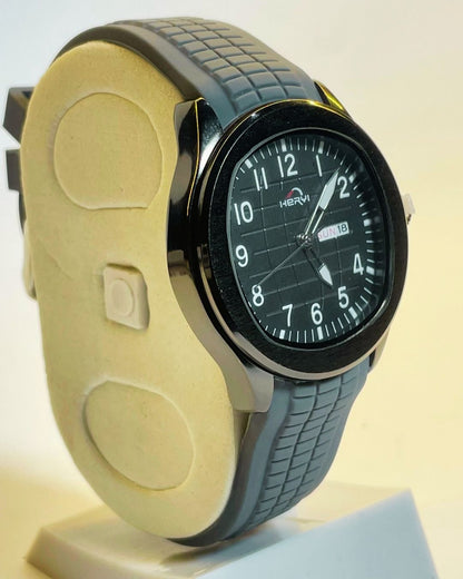 Hervi Grey Edition Rubber Straps – Elegant, Comfortable & Premium | FineOclock