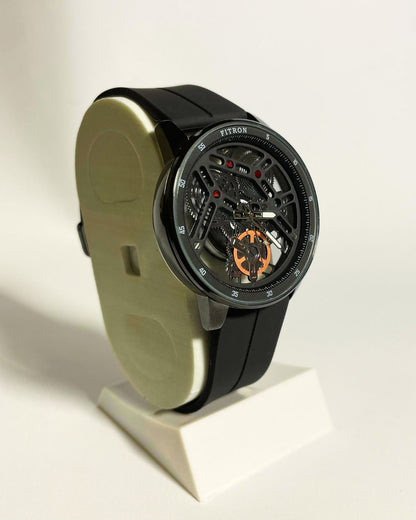 Fitron Black Edition Rubber Straps – Elegant, Comfortable & Premium | FineOclock