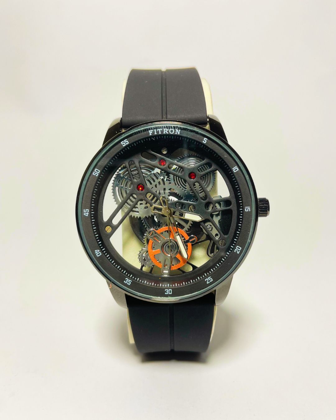 Fitron Black Edition Rubber Straps – Elegant, Comfortable & Premium | FineOclock