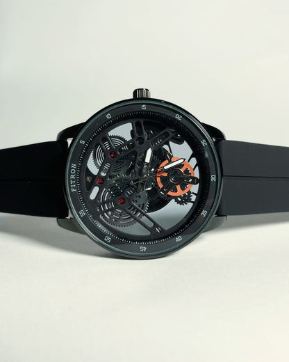 Fitron Black Edition Rubber Straps – Elegant, Comfortable & Premium | FineOclock