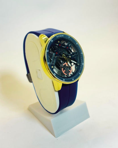 Fitron Blue Edition Rubber Straps – Elegant, Comfortable & Premium | FineOclock