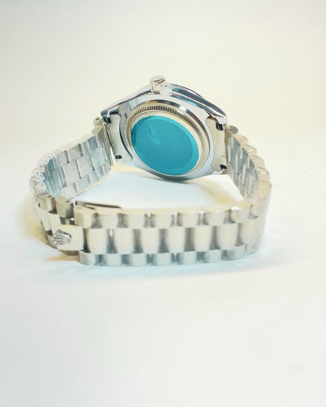 Rolex-Inspired Silver Watch with Classic Black Dial Stainless Steel – Elegant, Comfortable & Premium | FineOclock