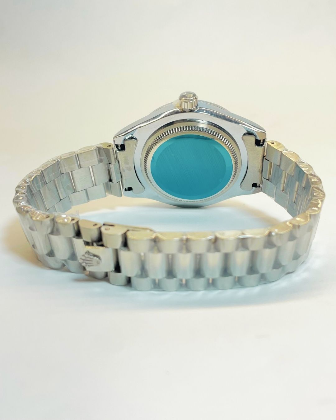 Rolex-Inspired Silver Watch with Midnight Graphite Dial Stainless Steel – Elegant, Comfortable & Premium | FineOclock